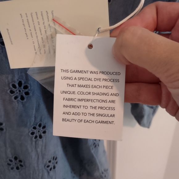 Tularosa Melinda Eyelet Lace Mini Dress - Missing Sash - Picture 5 of 16